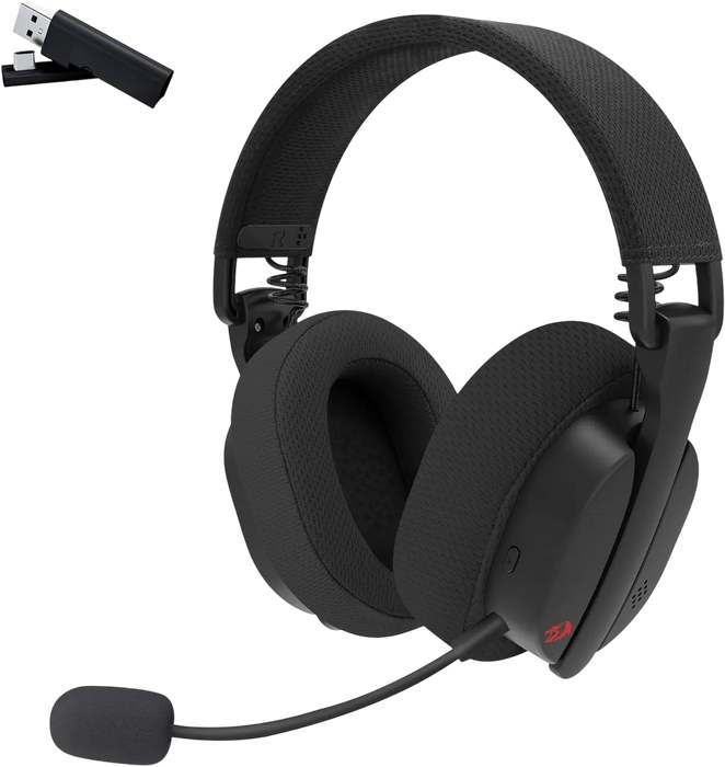 Redragon LUCE H888 Tri-Mode Wireless Gaming Headset - Black  for sale in Egypt from Games2Egypt