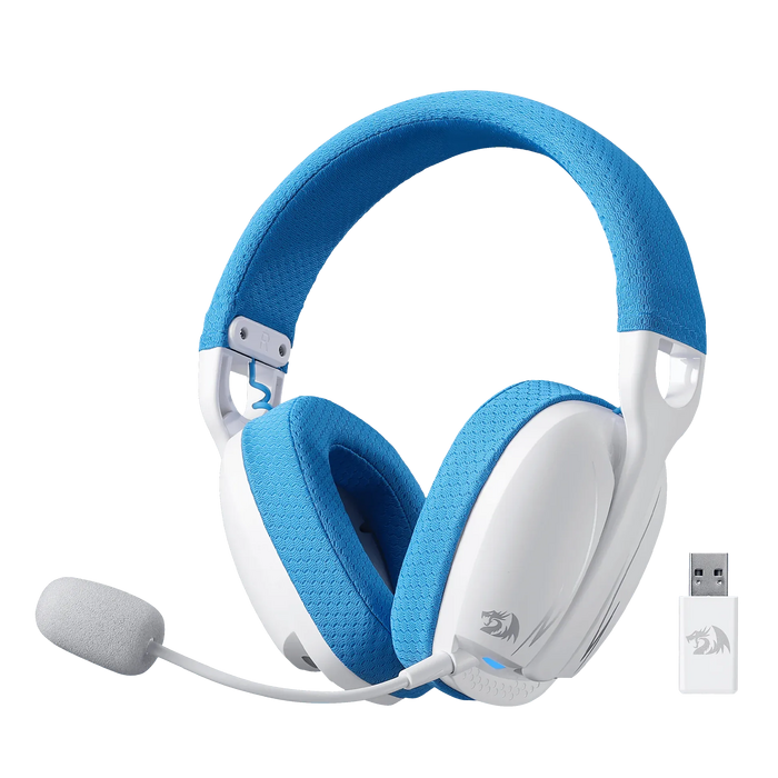 Redragon H878 SKULD Pro Wireless Gaming Headset - White & Blue  for sale in Egypt from Games2Egypt
