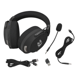 Redragon H858 Arrow Pro Carbon 4-Mode Wireless Gaming Headset - Black  for sale in Egypt from Games2Egypt