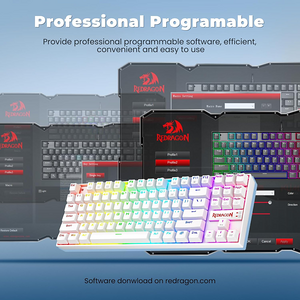 Redragon K552 KUMARA Rainbow Wired Mechanical Gaming Keyboard – Red Switch - White  for sale in Egypt from Games2Egypt