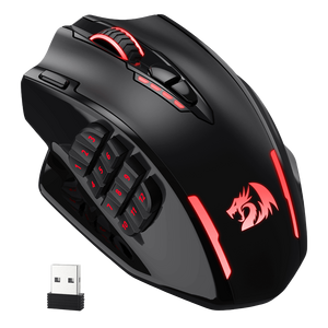 ريدراجون M913 إمباكت إليت ماوس ألعاب لاسلكي أر جي بي – أسود  للبيع في مصر من خلال Games2Egypt