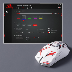 Redragon M916AK-PRO 3-Mode Wireless Gaming Mouse - White  for sale in Egypt from Games2Egypt