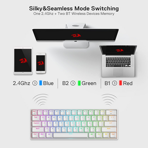 Redragon K530W Pro RGB Wireless Mechanical Gaming Keyboard Blue Switch - White  for sale in Egypt from Games2Egypt