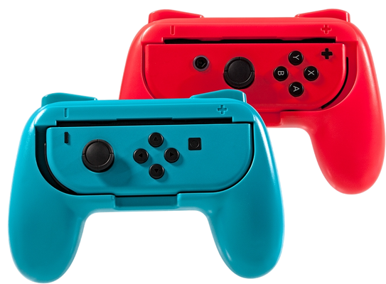 DOBE TNS-851B Handle Grip for Nintendo Switch OLED Joy-Con - Red & Blue
