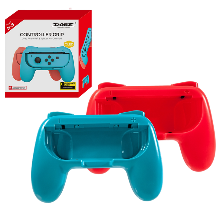DOBE TNS-851B Handle Grip for Nintendo Switch OLED Joy-Con - Red & Blue  for sale in Egypt from Games2Egypt
