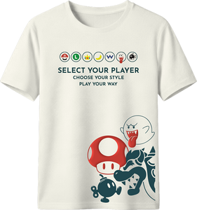 Play Your Way – Mario Kids T-Shirt  for sale in Egypt from Games2Egypt