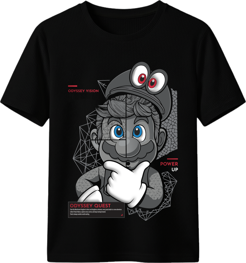 Odyssey Mind – Mario Kids T-Shirt  – image 2