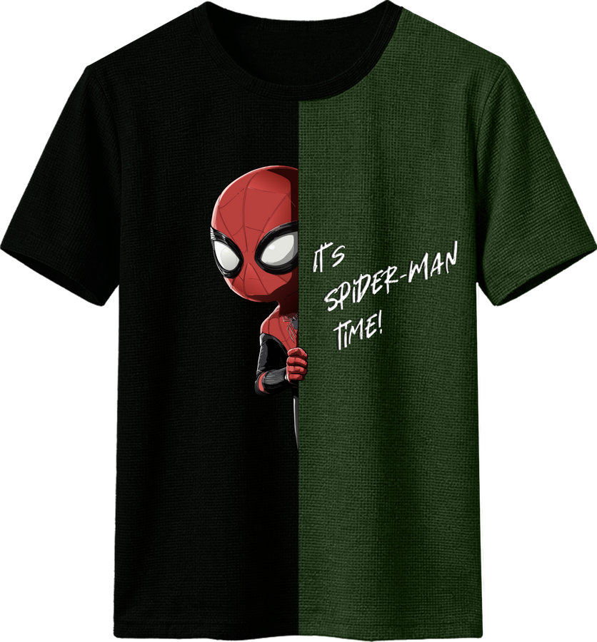 Mask On – Spider-Man Kids T-Shirt – image 2