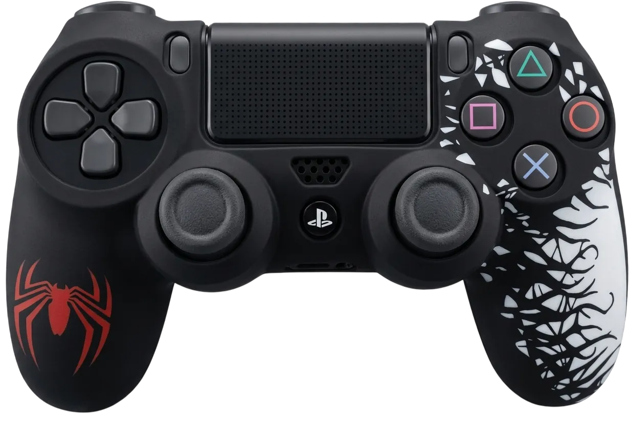 Deadskull PS4 Dualshock Silicone Case Protector – Red Spider