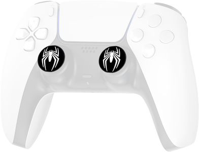 Deadskull Spider White Thumb Grips Black - 4-PCS  -  for sale in Egypt from Games2Egypt