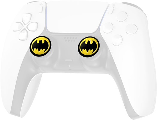 Deadskull Batman Yellow Thumb Grips Black - 4-PCS