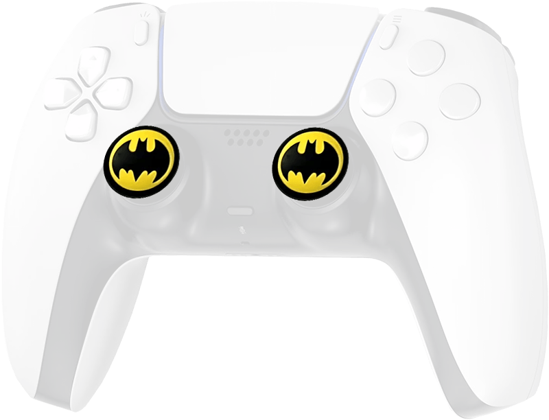 Deadskull Batman Yellow Thumb Grips Black - 4-PCS   for sale in Egypt from Games2Egypt
