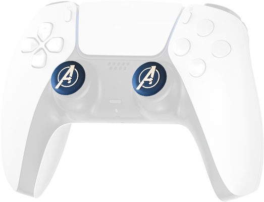 Deadskull Avengers White Logo Thumb Grips - Blue - 4-PCS