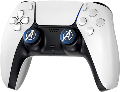 Deadskull Avengers White Logo Thumb Grips - Blue - 4-PCS  for sale in Egypt from Games2Egypt