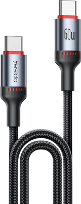 Yesido CA183 Type-C To Type-C 60W Fast Charging Data Cable 2M