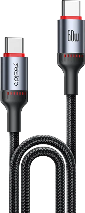 Yesido CA183 Type-C To Type-C 60W Fast Charging Data Cable 2M  for sale in Egypt from Games2Egypt