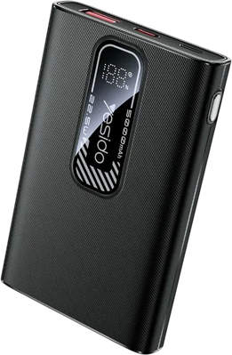 Yesido YP92 Ultra-Thin 5000mAh Power Bank - 22.5W - Black