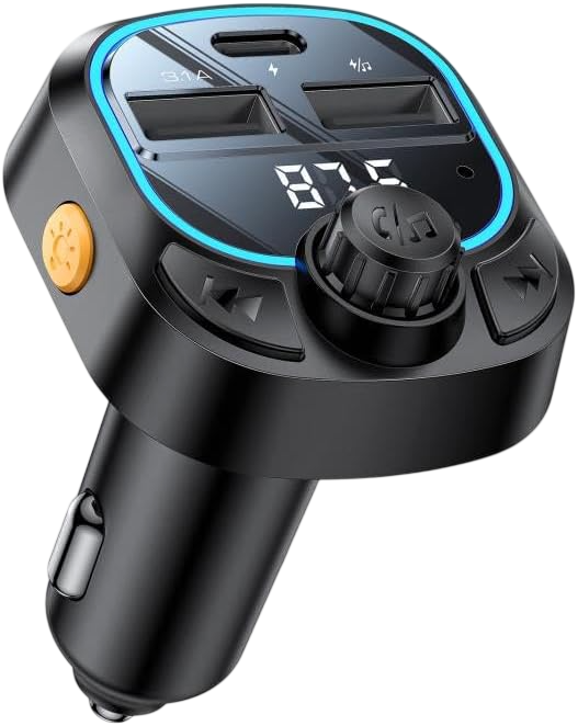 Yesido Y70 BT5.3 3-Device Car Charger FM Transmitter  for sale in Egypt from Games2Egypt