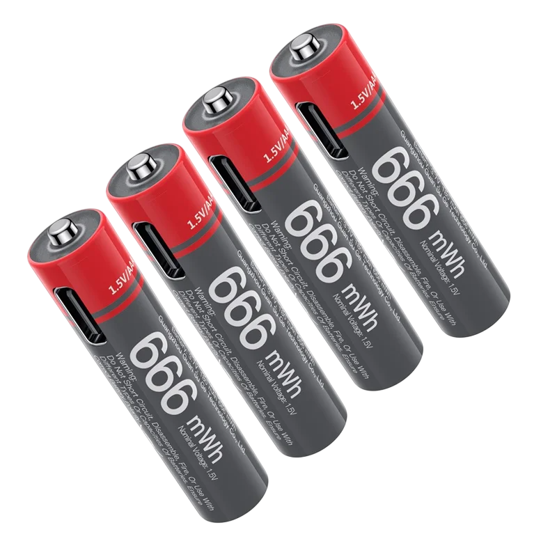 Yesido YP98 AAA Rechargeable Batteries Type-C - 8PCS – image 2
