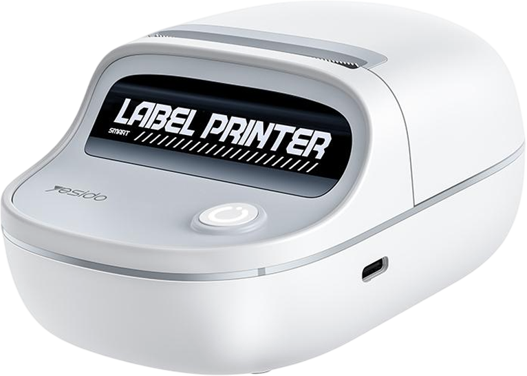 Yesido SP10 Wireless Portable Thermal Label Printer 203 DPI - White  for sale in Egypt from Games2Egypt