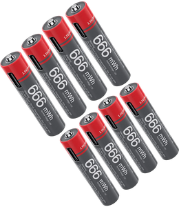 Yesido YP98 AAA Rechargeable Batteries Type-C - 8PCS