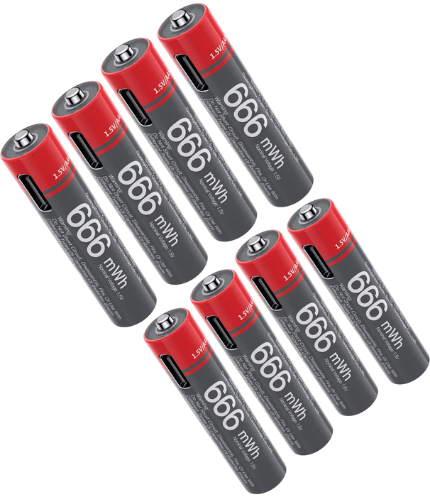 Yesido YP98 AAA Rechargeable Batteries Type-C - 8PCS  for sale in Egypt from Games2Egypt