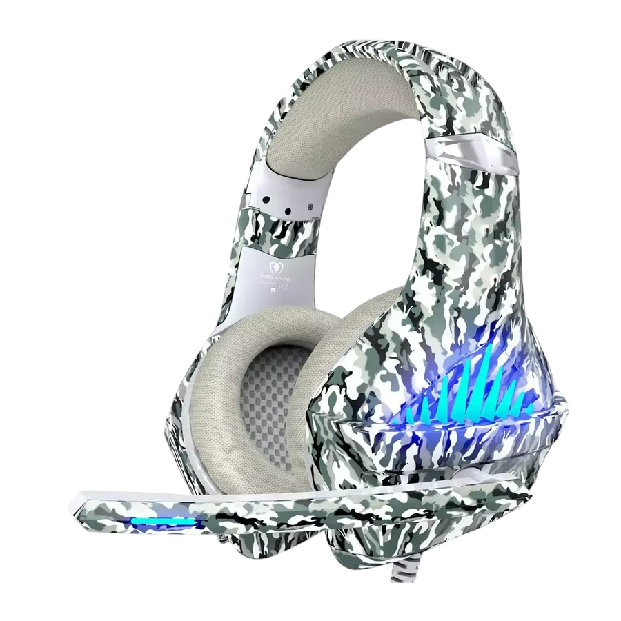 Beexcellent GM500 Gaming Headset - Mesh Earcups (Camo)