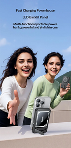 Yesido YP79 Wireless 10000mAh Power Bank Magsafe - Black  for sale in Egypt from Games2Egypt