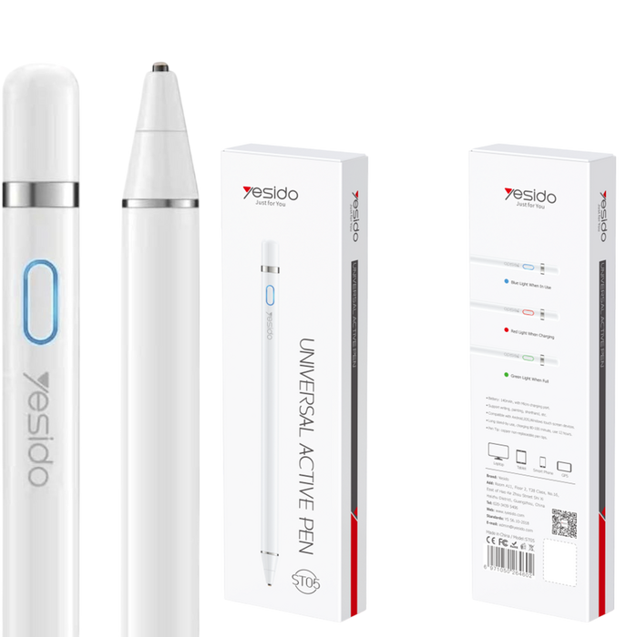 Yesido ST05 Aluminum Capacitive Active Universal Smart Pressure Stylus Pen  for sale in Egypt from Games2Egypt