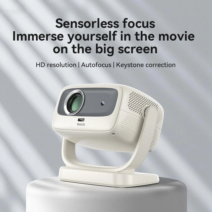 Yesido TV13 1280x720P 190ANSI Android 11.0 Series Smart Projector  for sale in Egypt from Games2Egypt
