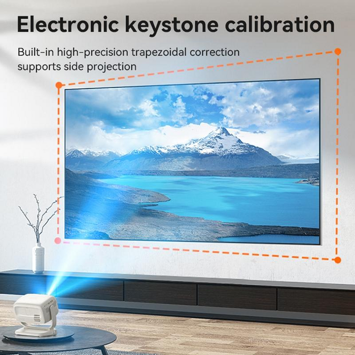 Yesido TV13 1280x720P 190ANSI Android 11.0 Series Smart Projector  for sale in Egypt from Games2Egypt