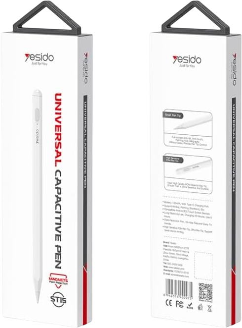 Yesido ST15 Aluminum Alloy Pom Tip No Delay Universal Active Stylus Pen  for sale in Egypt from Games2Egypt