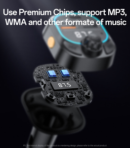 Yesido Y70 BT5.3 3-Device Car Charger FM Transmitter  for sale in Egypt from Games2Egypt