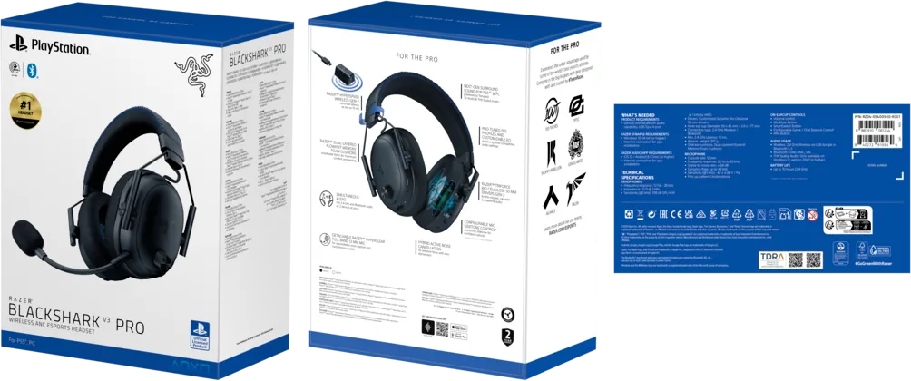 Razer BlackShark V3 Pro for PlayStation Wireless Gaming Headset - Black - Open Sealed  for sale in Egypt from Games2Egypt