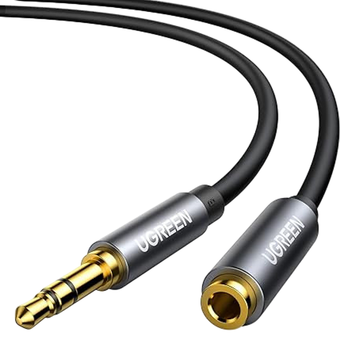 UGREEN AV118 3.5MM Male To Female Extension Cable - 1M  for sale in Egypt from Games2Egypt