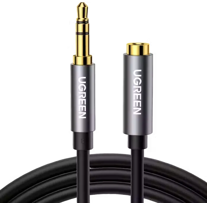 UGREEN AV118 3.5MM Male To Female Extension Cable - 1M  for sale in Egypt from Games2Egypt