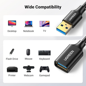UGREEN US129 USB 3.0 Extension Male To Female Cable - 1M  for sale in Egypt from Games2Egypt