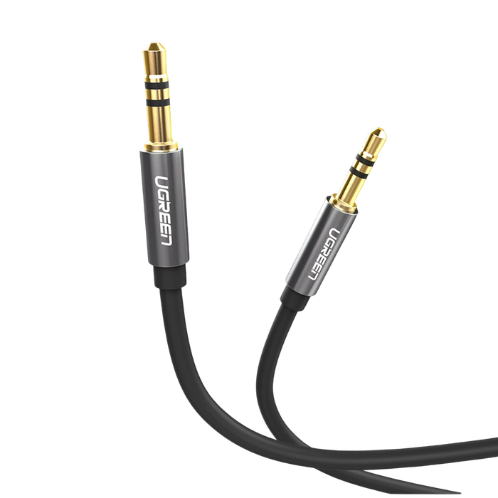 UGREEN AV119 3.5mm Male to 3.5mm Male Cable - 1M - Black  for sale in Egypt from Games2Egypt