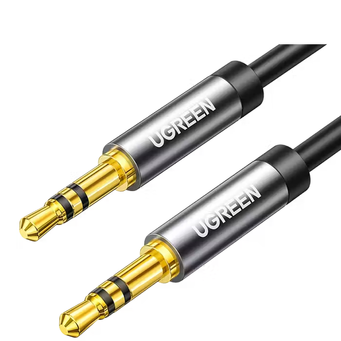 UGREEN AV119 3.5mm Male to 3.5mm Male Cable - 1M - Black  for sale in Egypt from Games2Egypt