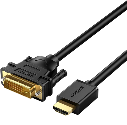 UGREEN HD106 HDMI Male To DVI (24+1) 1080P@60Hz Cable - 1M