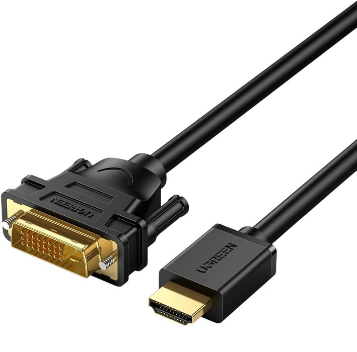 UGREEN HD106 HDMI Male To DVI (24+1) 1080P@60Hz Cable - 1M  for sale in Egypt from Games2Egypt