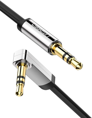 UGREEN AV119 Flat Angled 3.5MM Male To 3.5MM Male - 1.5M