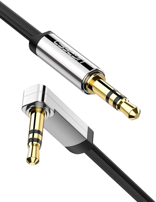 UGREEN AV119 Flat Angled 3.5MM Male To 3.5MM Male - 1.5M  for sale in Egypt from Games2Egypt