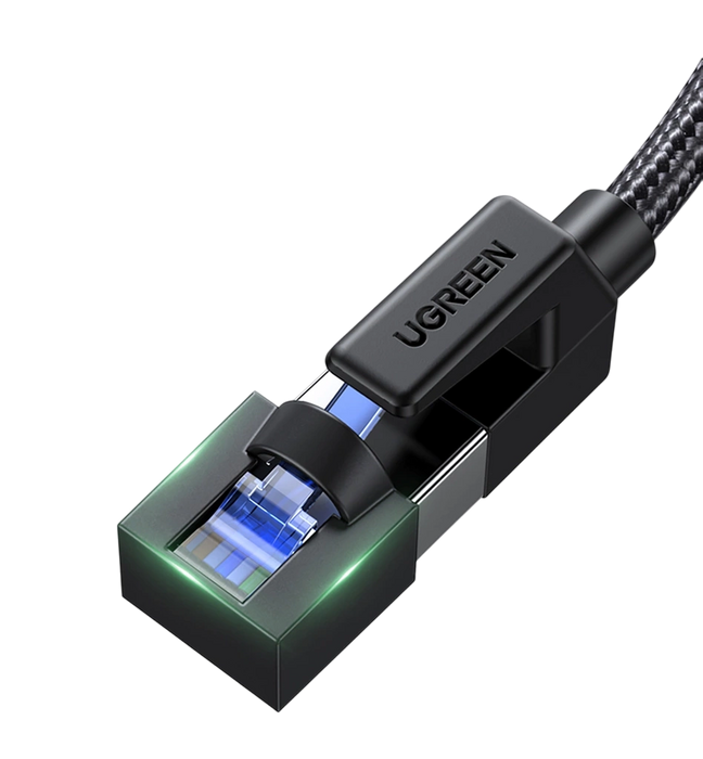 UGREEN NW153 Cat 8 F/FTP Ethernet RJ45 Braided Cable - 2M   for sale in Egypt from Games2Egypt