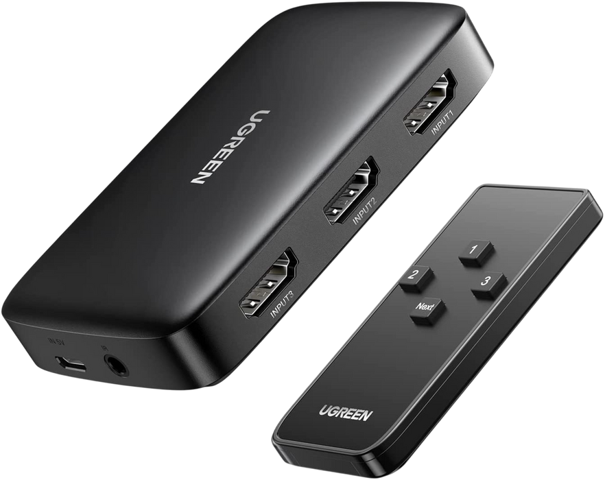 UGREEN CM332 HDMI Switcher 3 In 1 Out 4K@30HZ  for sale in Egypt from Games2Egypt