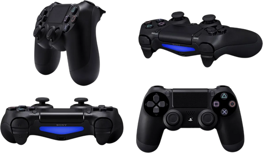 DUALSHOCK 4 PS4 Controller V1 - Black - Used  for sale in Egypt from Games2Egypt