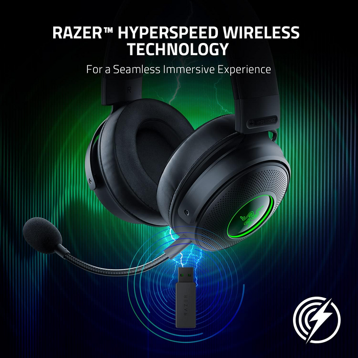 Razer Kraken Wireless V3 Pro RGB Gaming Headset with Haptic Technology - Black - Open Sealed  for sale in Egypt from Games2Egypt