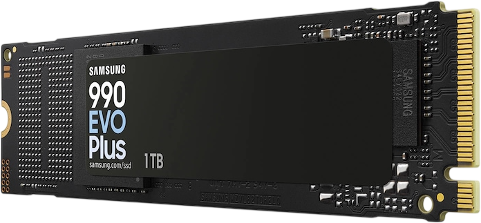 Samsung 990 EVO Plus 1TB PCle Gen4 M.2 SSD + Heatsink  for sale in Egypt from Games2Egypt