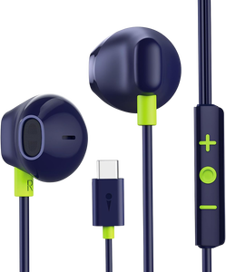 Oraimo Halo Airy OEP-650 In-Ear Wired Type C Earphone - Blue -  for sale in Egypt from Games2Egypt