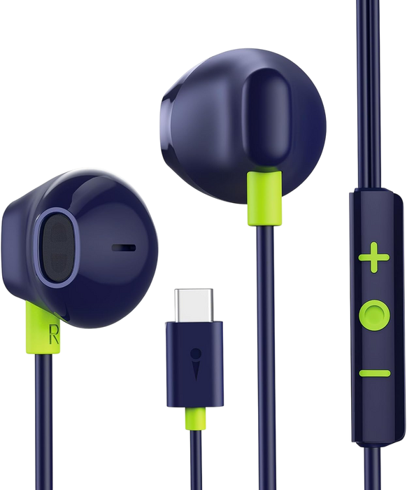 Oraimo Halo Airy OEP-650 In-Ear Wired Type C Earphone - Blue  for sale in Egypt from Games2Egypt
